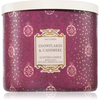 Bath & Body Works Snowflakes & Cashmere lumânare parfumată