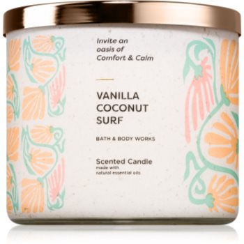 Bath & Body Works Vanilla Coconut Surf lumânare parfumată