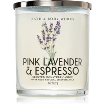 Bath & Body Works Pink Lavender & Espresso lumânare parfumată