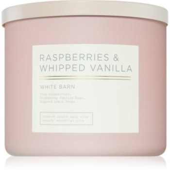 Bath & Body Works Raspberry & Whipped Vanilla lumânare parfumată