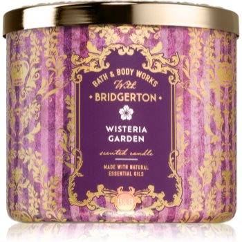 Bath & Body Works Bridgerton Wisteria Garden lumânare parfumată