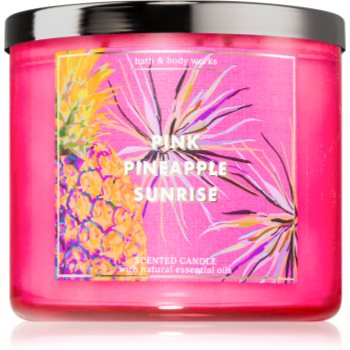 Bath & Body Works Pink Pineapple Sunrise lumânare parfumată