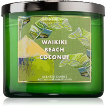 Bath & Body Works Waikiki Beach Coconut lumânare parfumată