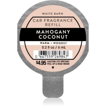 Bath & Body Works Mahogany Coconut parfum pentru masina rezervă