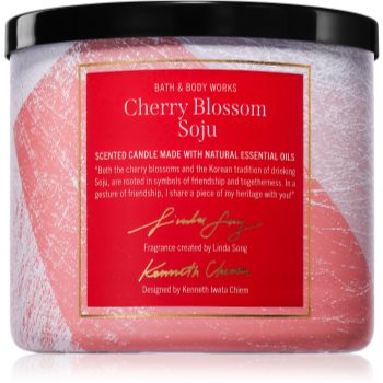 Bath & Body Works Cherry Blossom Soju lumânare parfumată