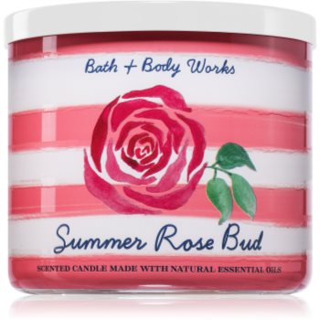 Bath & Body Works Summer Rose Bud lumânare parfumată