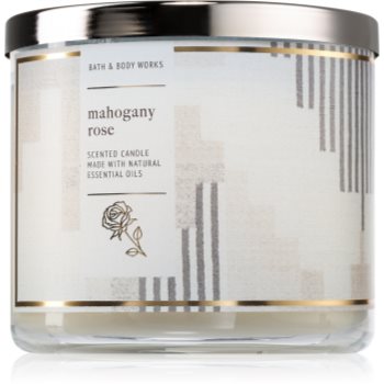 Bath & Body Works Mahogany Rose lumânare parfumată