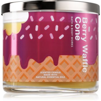 Bath & Body Works Berry Waffle Cone lumânare parfumată