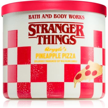 Bath & Body Works Stranger Things Argyle\'s Pineapple Pizza lumânare parfumată