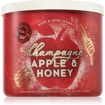 Bath & Body Works Champagne Apple & Honey lumânare parfumată