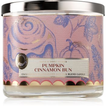 Bath & Body Works Pumpkin Cinnamon Bun lumânare parfumată