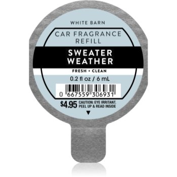 Bath & Body Works Sweater Weather parfum pentru masina rezervă