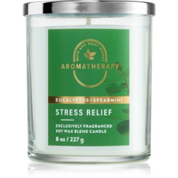 Bath & Body Works Stress Relief Eukalyptus Spearmint lumânare parfumată