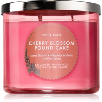 Bath & Body Works Cherry Blossom Pound Cake lumânare parfumată