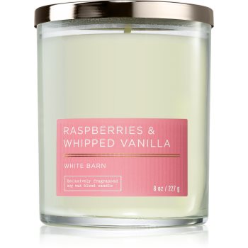 Bath & Body Works Raspberries & Whipped Vanilla lumânare parfumată