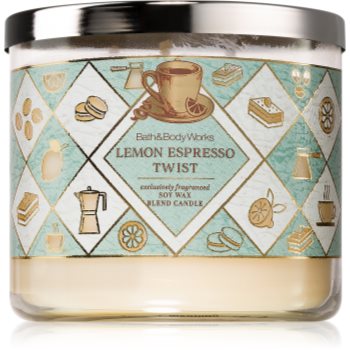 Bath & Body Works Lemon Espresso Twist lumânare parfumată