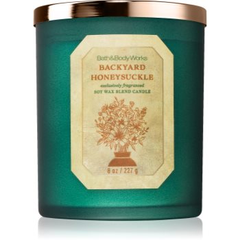 Bath & Body Works Backyard Honeysuckle lumânare parfumată