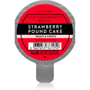 Bath & Body Works Strawberry Pound Cake parfum pentru masina rezervă