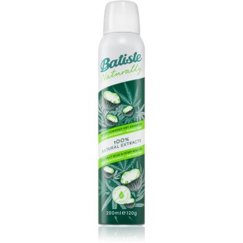 Batiste Naturally Coconut & Hemp sampon uscat pentru a absorbi excesul de sebum