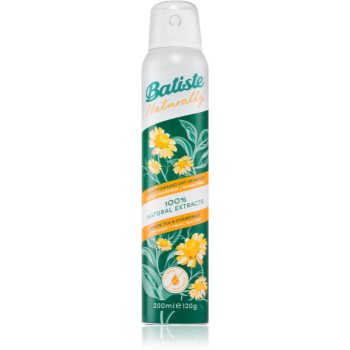 Batiste Naturally Green tea & Chamomile sampon uscat pentru a absorbi excesul de sebum