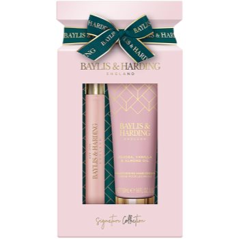 Baylis & harding jojoba, vanilla & almond oil set cadou (roll-on)