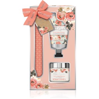 Baylis & harding royale garden peach, peony & jasmine set cadou (pentru maini si unghii)