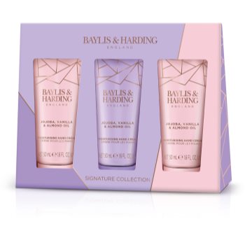Baylis & harding jojoba, vanilla & almond oil set cadou (de maini) cu ulei de migdale
