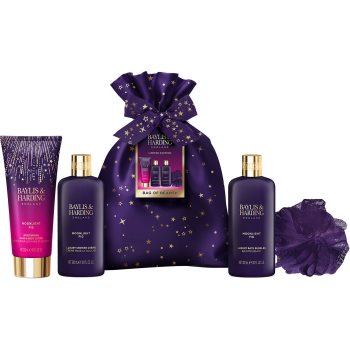 Baylis & Harding Fig & Pomegranate set cadou pentru cadă Moonlight Fig