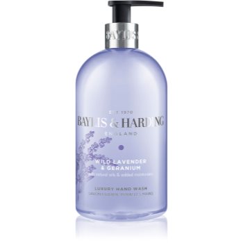 Baylis & Harding Wild Lavender & Geranium Săpun lichid pentru mâini cu efect de hidratare