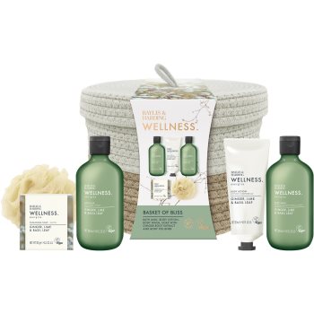 Baylis & Harding Wellness. Energise set cadou Ginger, Lime & Basil Leaf