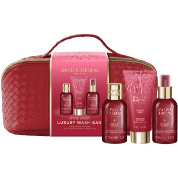 Baylis & Harding Midnight Cherry set cadou geanta de cosmetice
