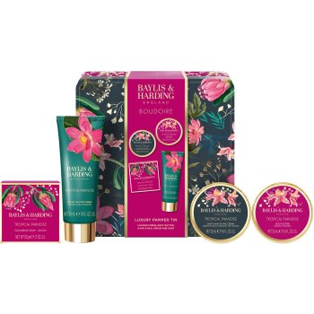 Baylis & Harding Boudoire Tropical Paradise set cadou cutie de metal