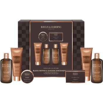 Baylis & Harding Black Pepper & Ginseng set cadou pentru baie pentru bărbați