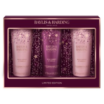 Baylis & Harding Wild Cherry & Vanilla set cadou de maini Creme de maini, Baylis & Harding Wild Cherry & Vanilla set cadou de maini - Sellmag.ro
