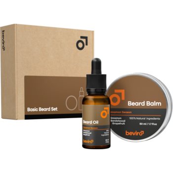 Beviro Cinnamon Season Basic Beard Set set cadou (pentru barbă) accesorii imagine noua