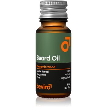 Beviro Bergamia Wood ulei pentru barba cu miros de lemn Beviro Bărbați