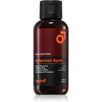 Beviro Bohemian Spirit Natural Body Wash gel de duș natural pentru barbati