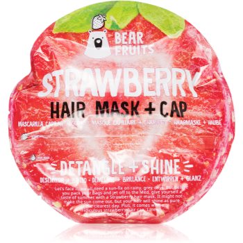 Bear Fruits Strawberry Masca de par pentru un par stralucitor si catifelat Bear Fruits Cosmetice și accesorii