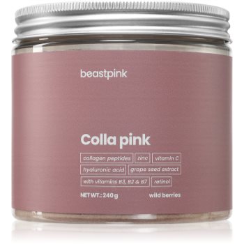 BeastPink Colla Pink băutură instant cu colagen pentru frumusețea părului și a pielii