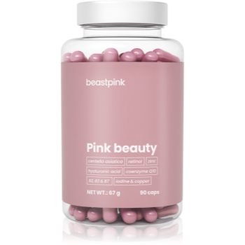 BeastPink Pink Beauty capsule pentru frumusețea părului, a tenului și a unghiilor Multivitamine, BeastPink Pink Beauty capsule pentru frumusețea părului, a tenului și a unghiilor - Sellmag.ro