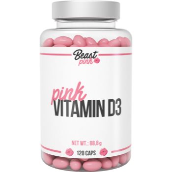 BeastPink Pink Vitamin D3 favorizează sănătatea oaselor și a dinților