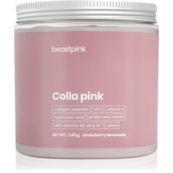 BeastPink Colla Pink pulbere pentru pregătirea băuturilor cu colagen