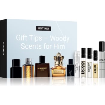 Beauty Discovery Box Notino Gift Tips: Woody Scents for Him set pentru bărbați