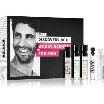 Beauty Discovery Box Notino Woody Scents for Men set II. pentru bărbați