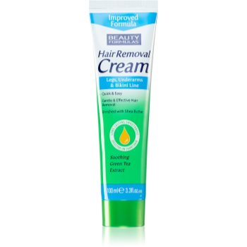 Beauty formulas hair removal crema depilatoare pentru picioare linia inghinala si axile