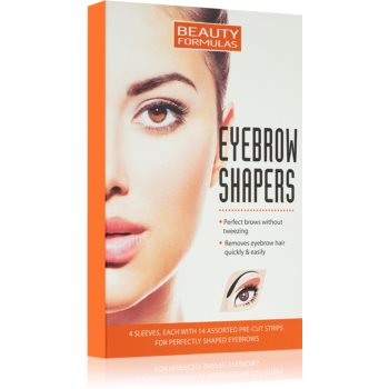 Beauty Formulas Eyebrow Shapers benzi depilatoare pentru sprâncene
