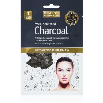 Beauty Formulas Charcoal masca de fata pentru curatare cu cărbune activ