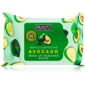 Beauty Formulas Avocado Șervețele umede