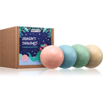  Bombe de baie, Beauty Jar Dragon's Snowballs set cadou pentru baie - Sellmag.ro