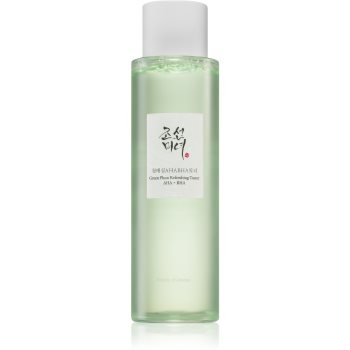 Beauty Of Joseon Green Plum Refreshing Toner AHA + BHA tonic exfoliant delicat pentru utilizarea de zi cu zi
